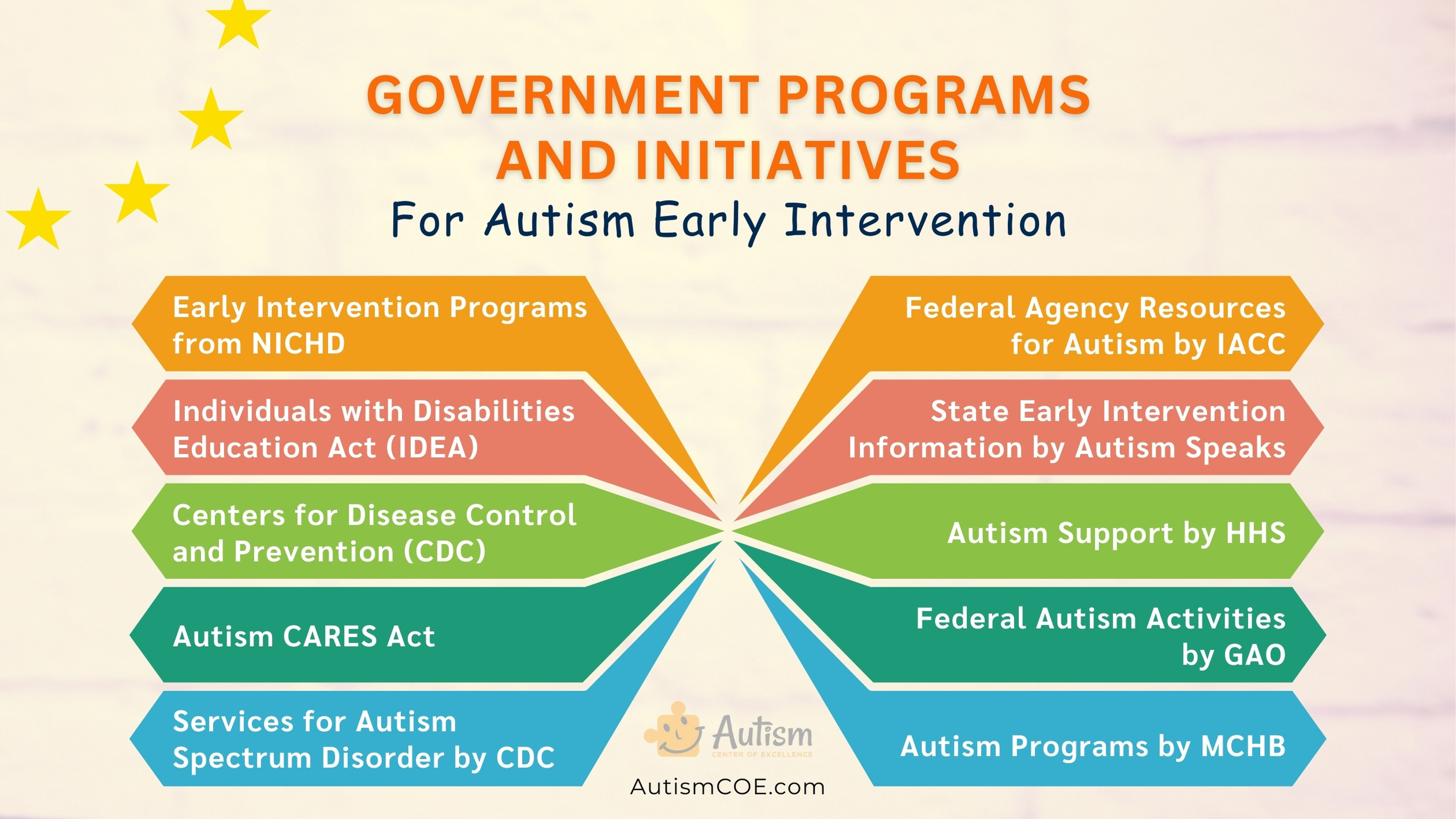 Government Programs and Initiatives for autism early intervention