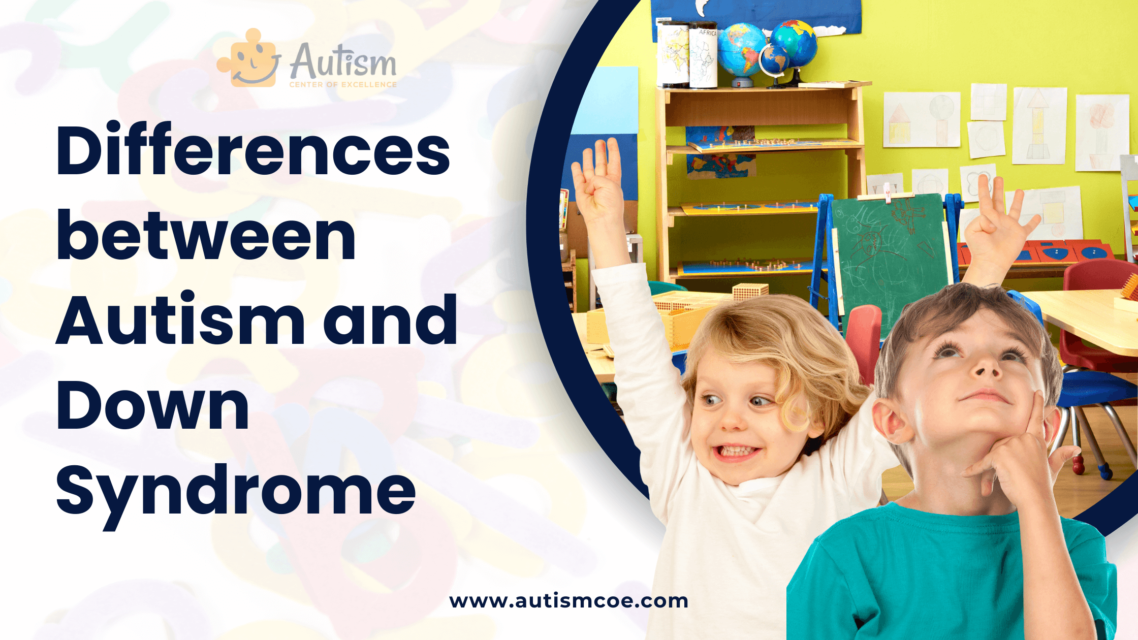 Differences between Autism and Down Syndrome