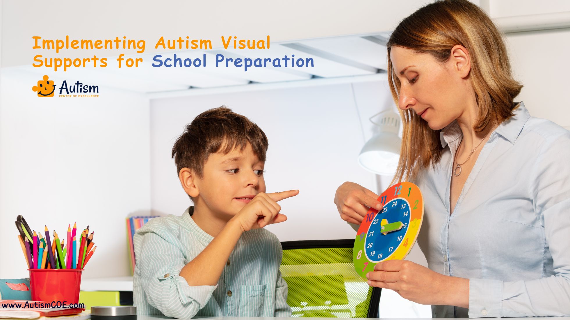 Implementing Autism Visual Supports for School Preparation