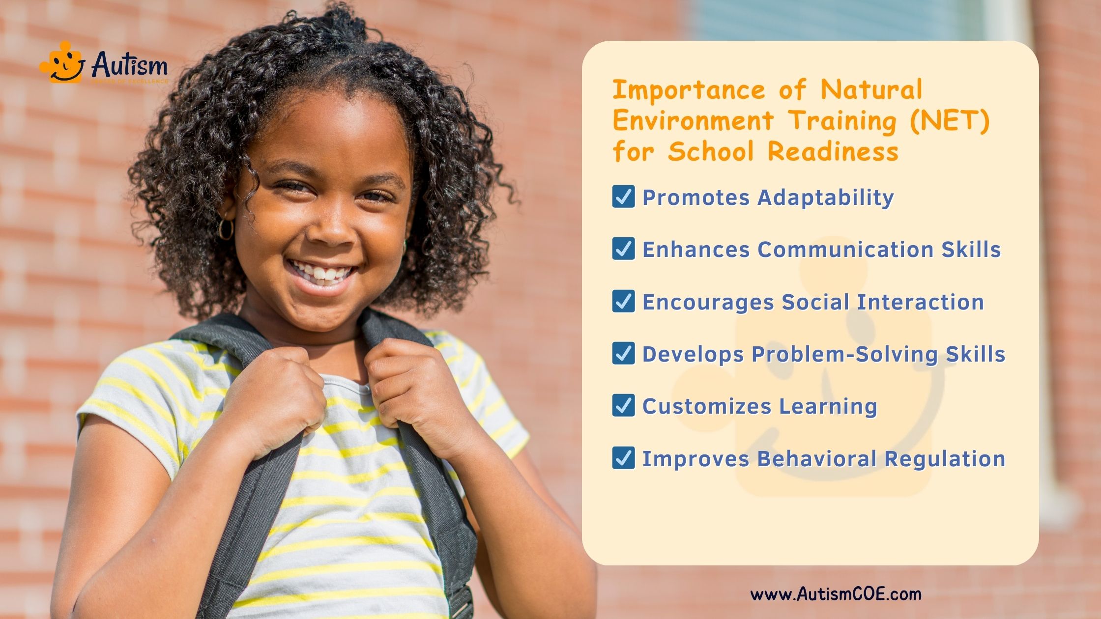 Importance of Natural Environment Training (NET) for School Readiness