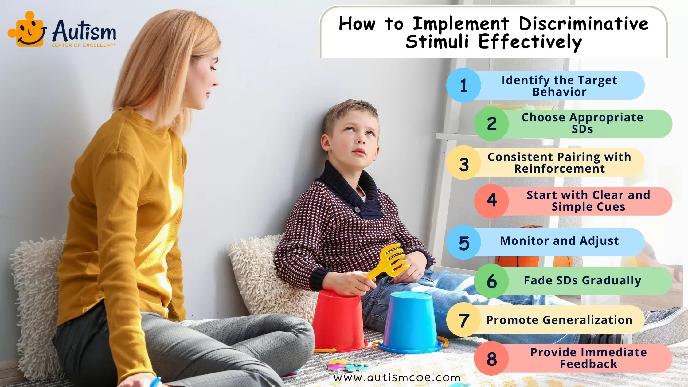 How to implement discriminative stimuli effectively