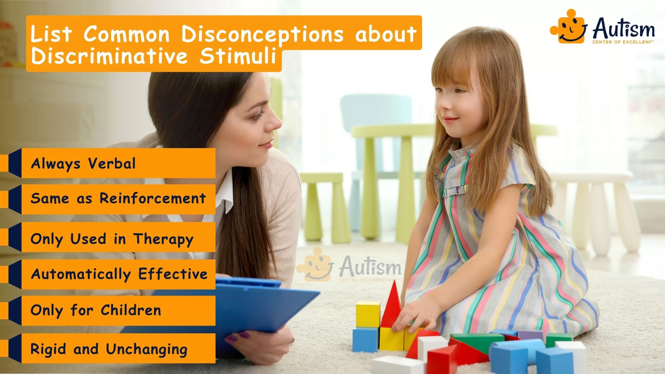 List common misconceptions about discriminative stimuli