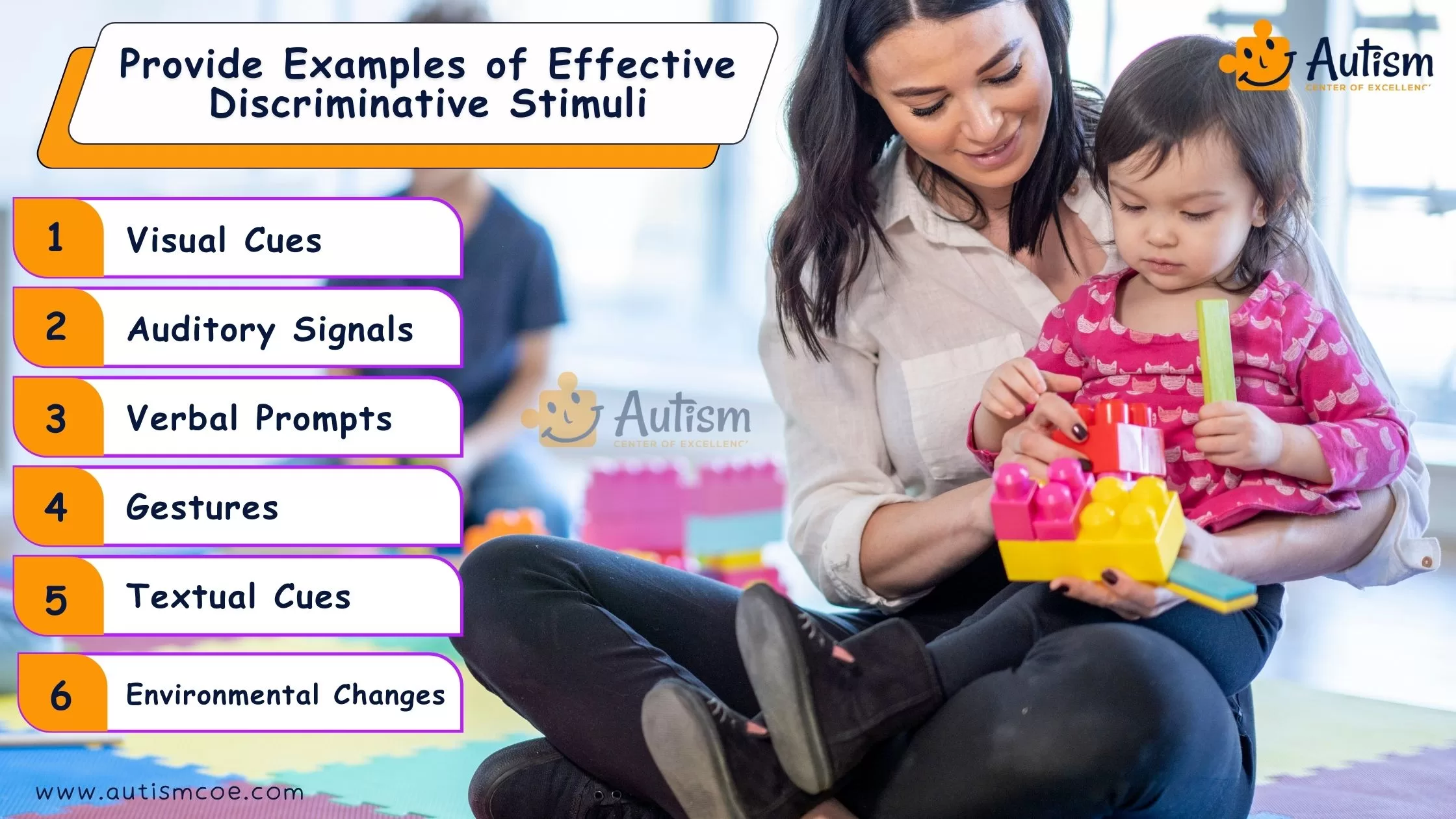 Provide examples of effective discriminative stimuli