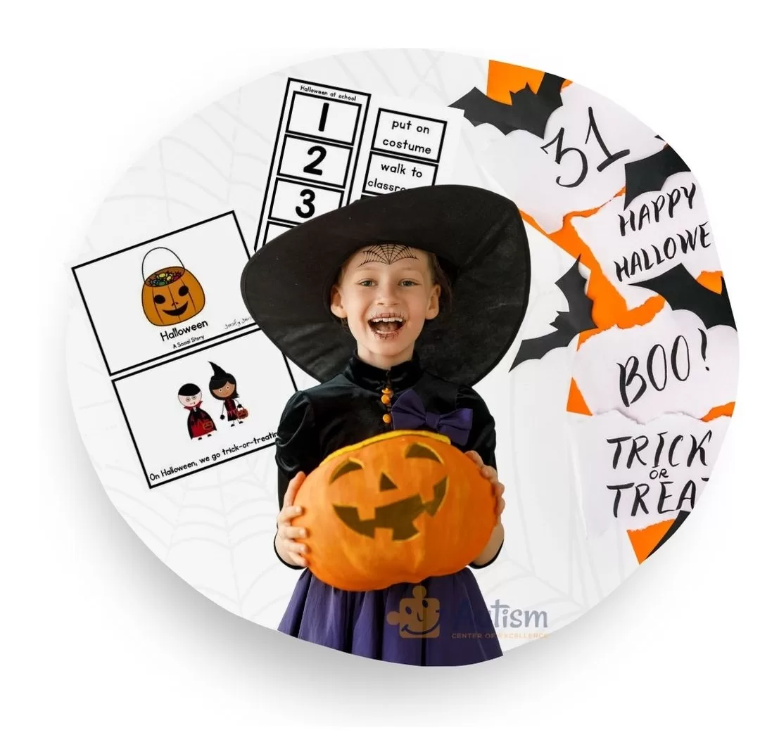 Use Visuals for autism halloween