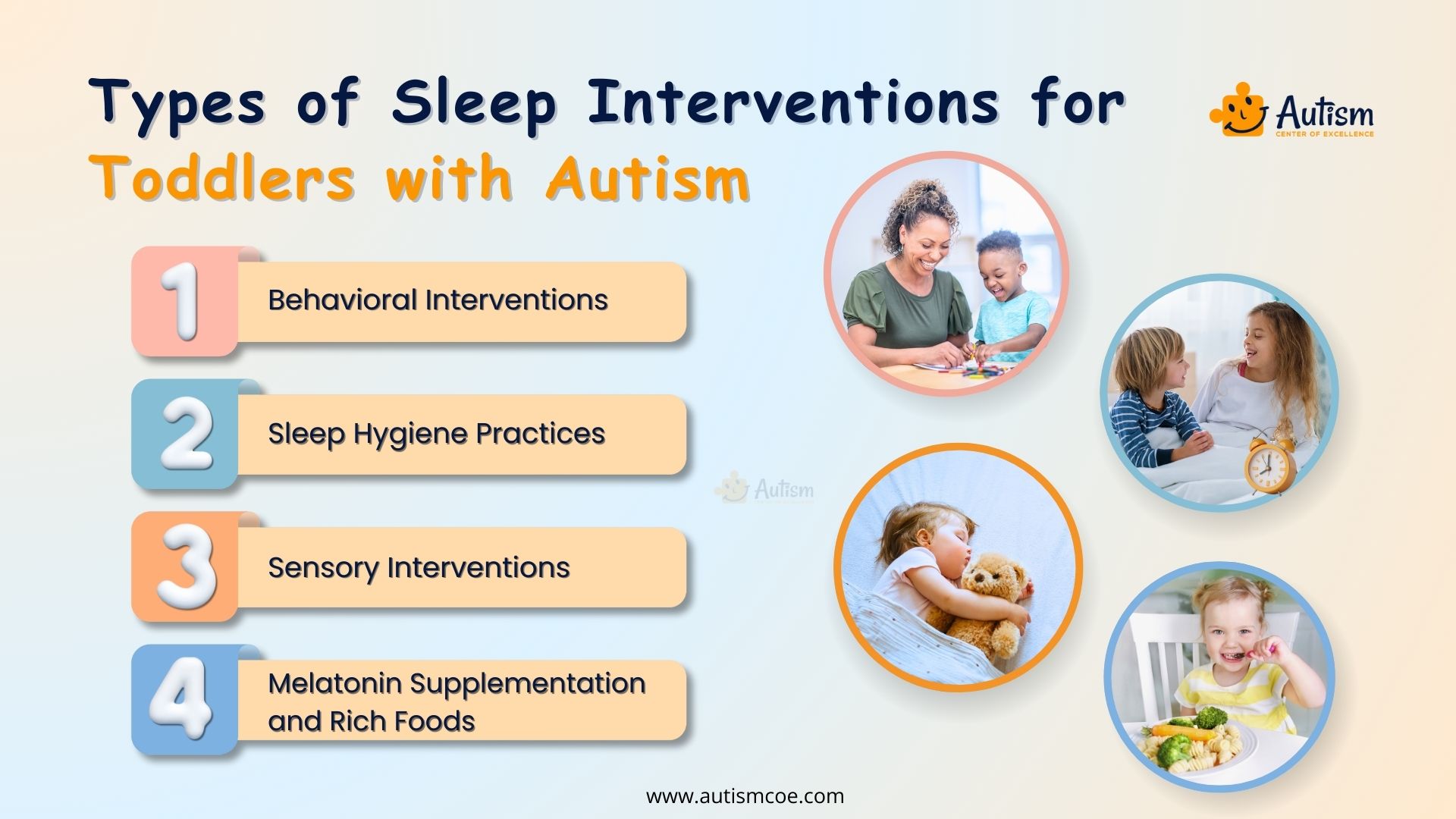 Types of Sleep Interventions for Toddlers with Autism