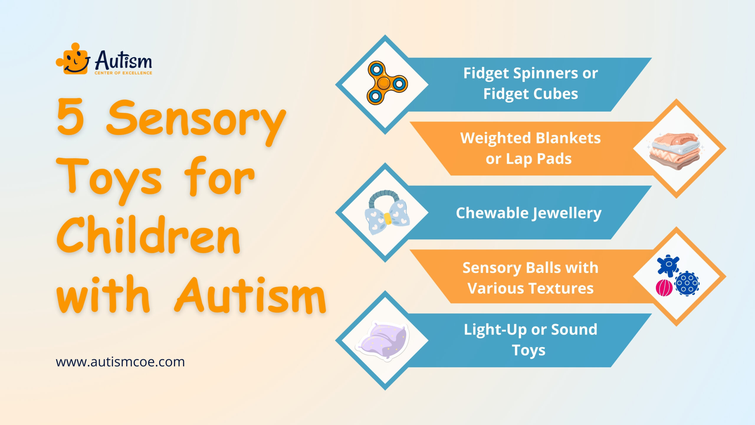 5 Sensory Toys for Children with Autism