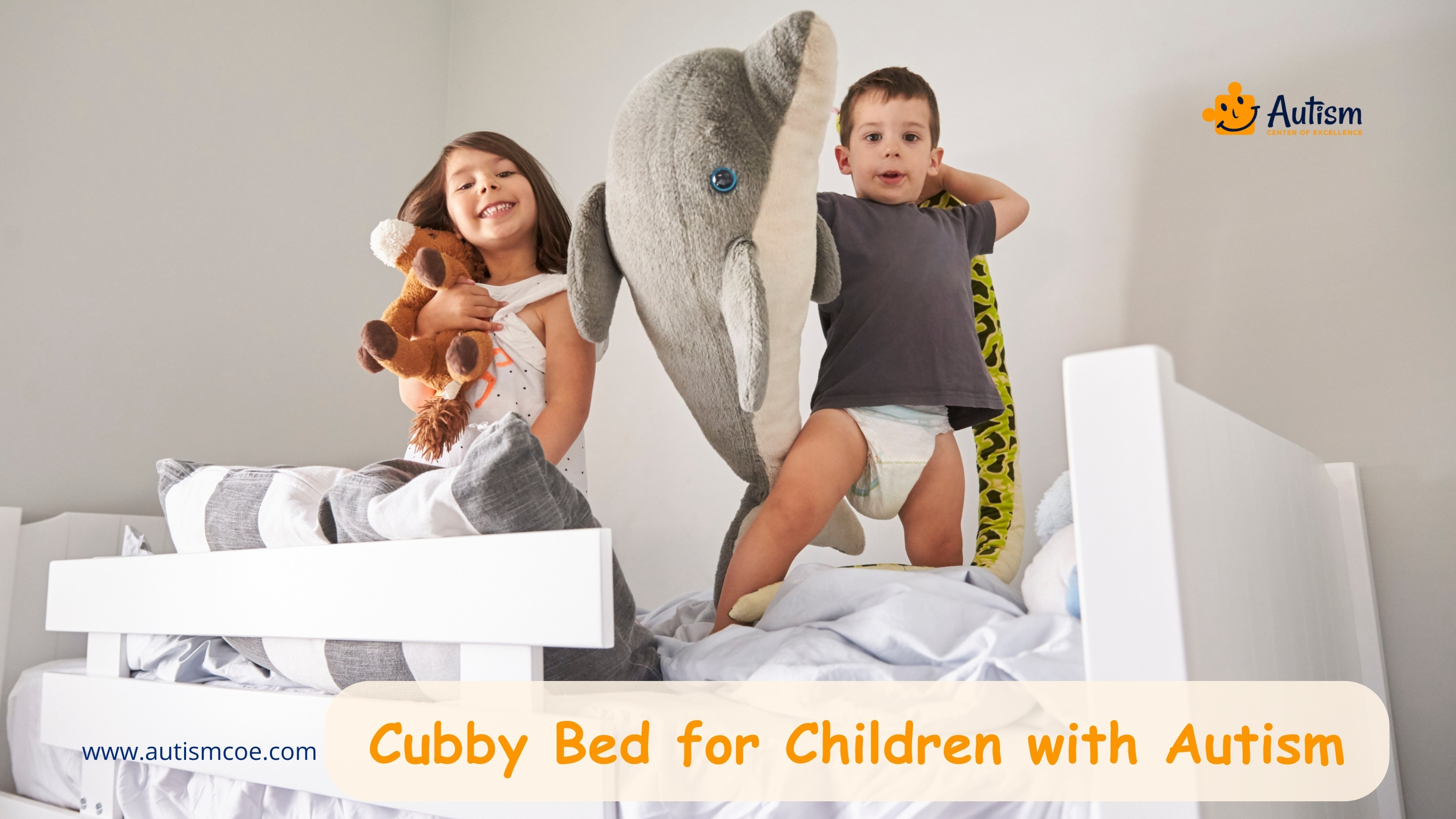 Cubby Bed for Children with Autism