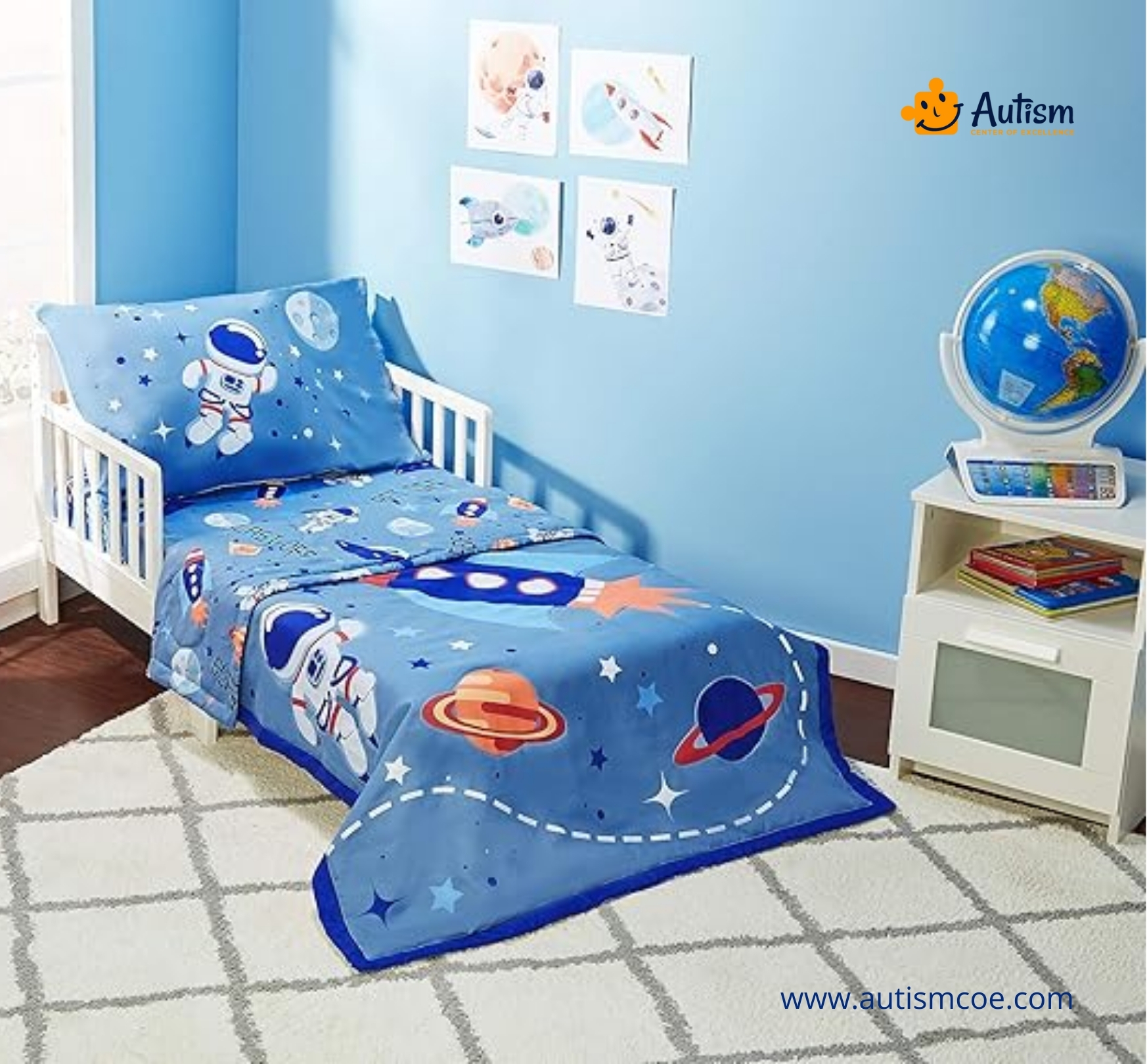 Outer Space Adventures Toddler Bedding Set