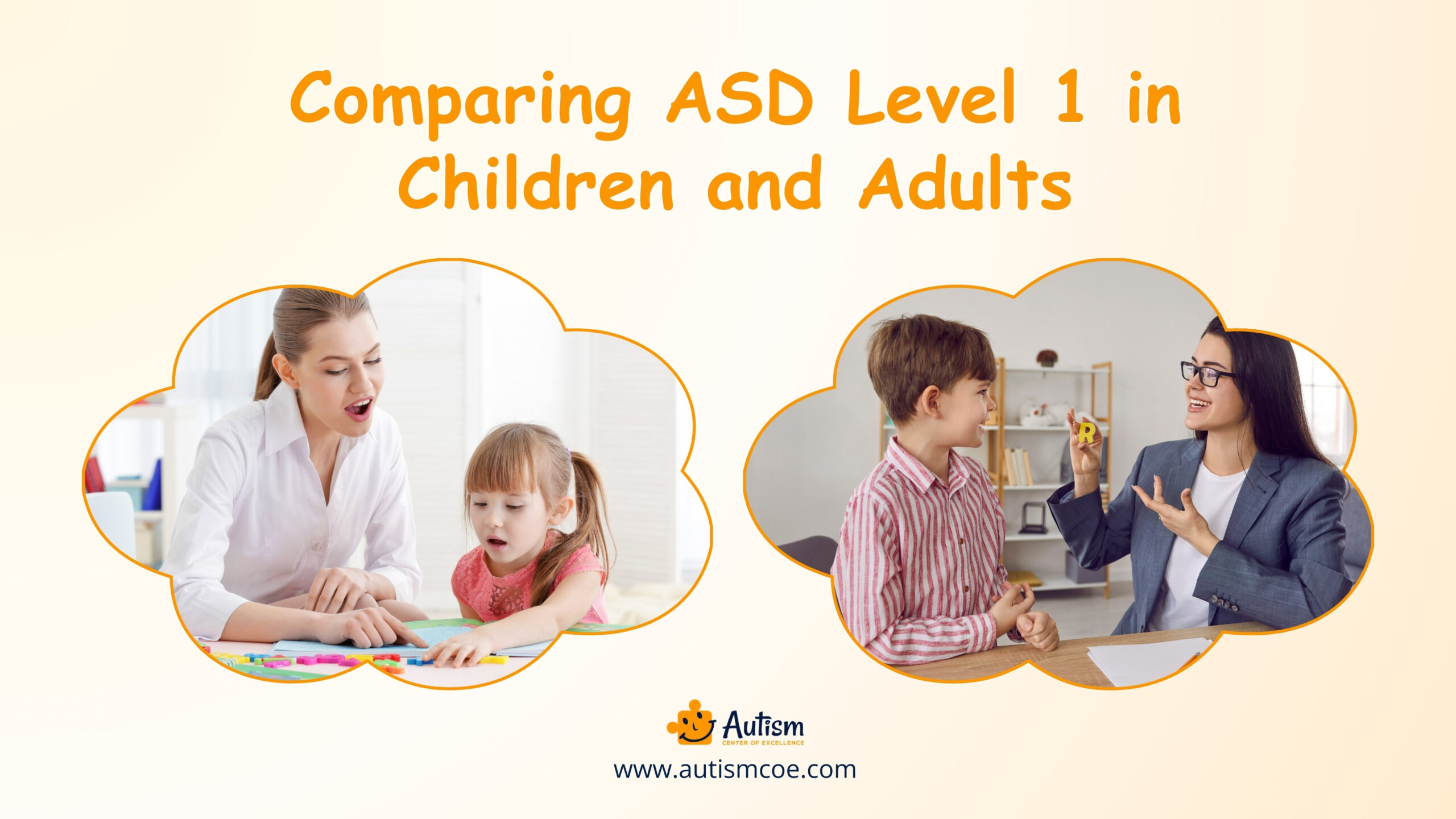 Comparing ASD Level 1 in Children and Adults