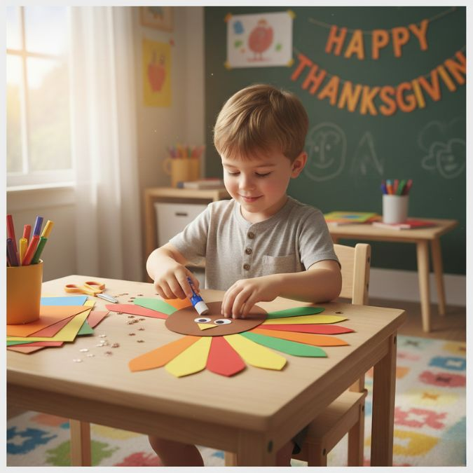 Sensory Turkey Crafts_ Calm, Hands-On Fun