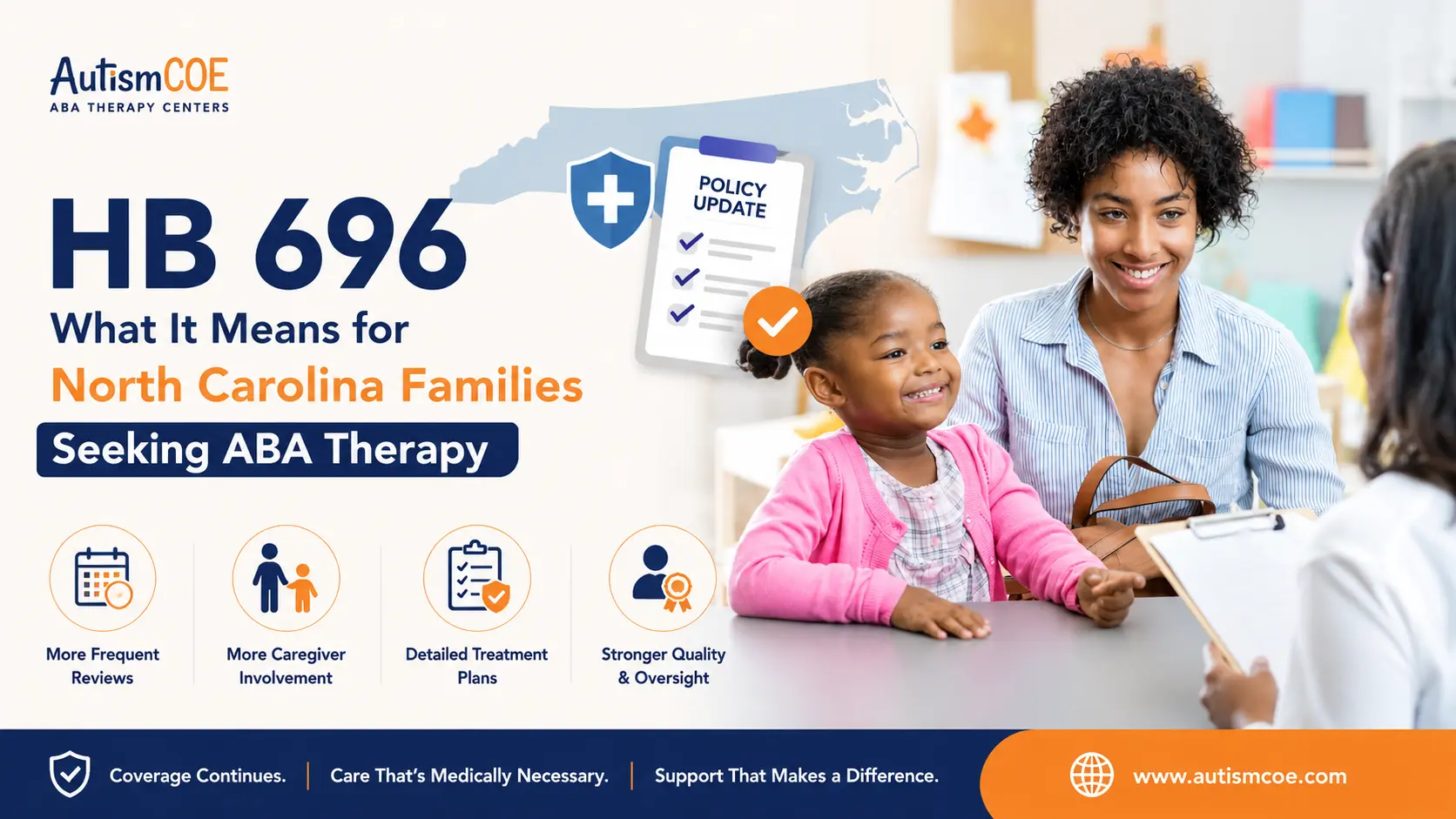 HB 696 Means for North Carolina Families Seeking ABA Therapy HB 696 Means for North Carolina Families Seeking ABA Therapy